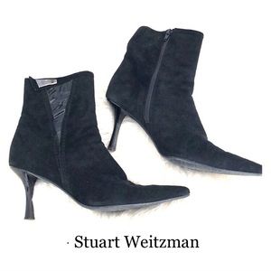 Stuart Weitzman suede booties